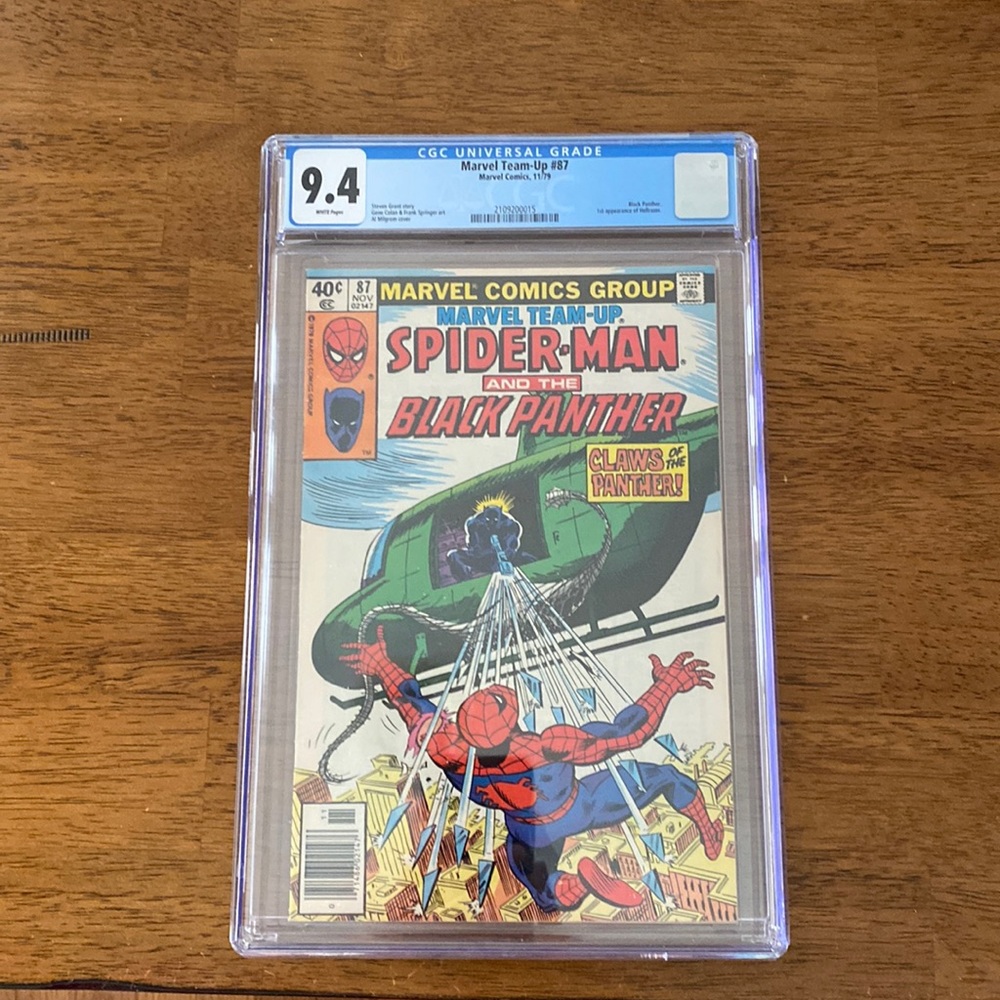Marvel Team Up 87 CGC 9.4 white pages